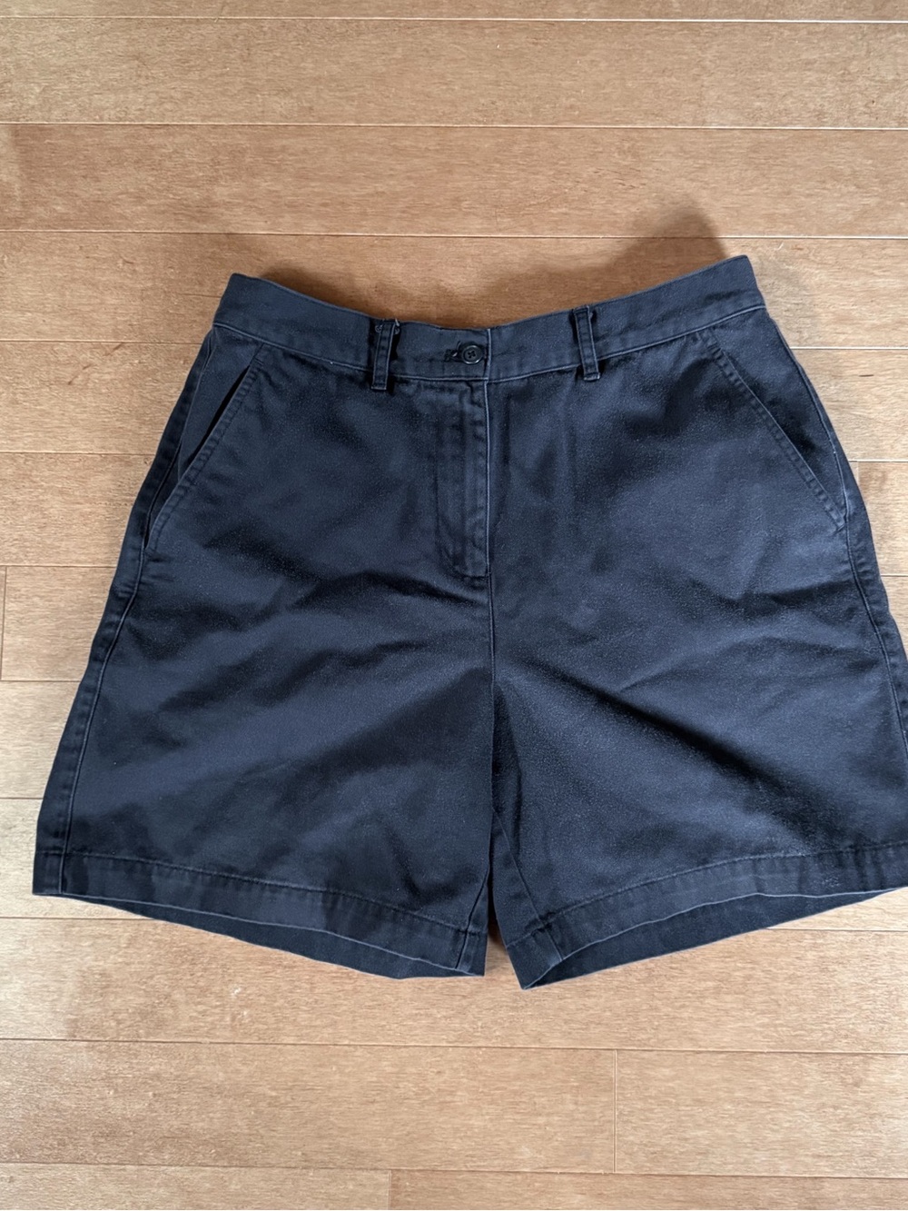 Vintage Lauren Ralph Lauren Black High-Rise chino Shorts